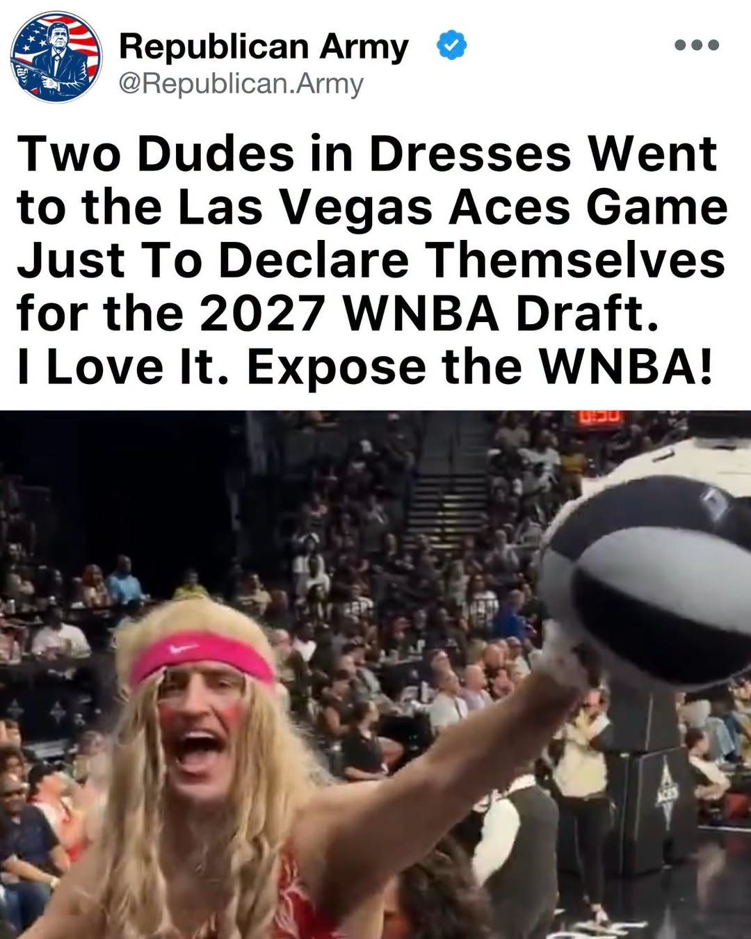 A Mockery of the Game: Viral Stunt at Las Vegas Aces Arena Exposes the Absurdity Threatening Women’s Basketball