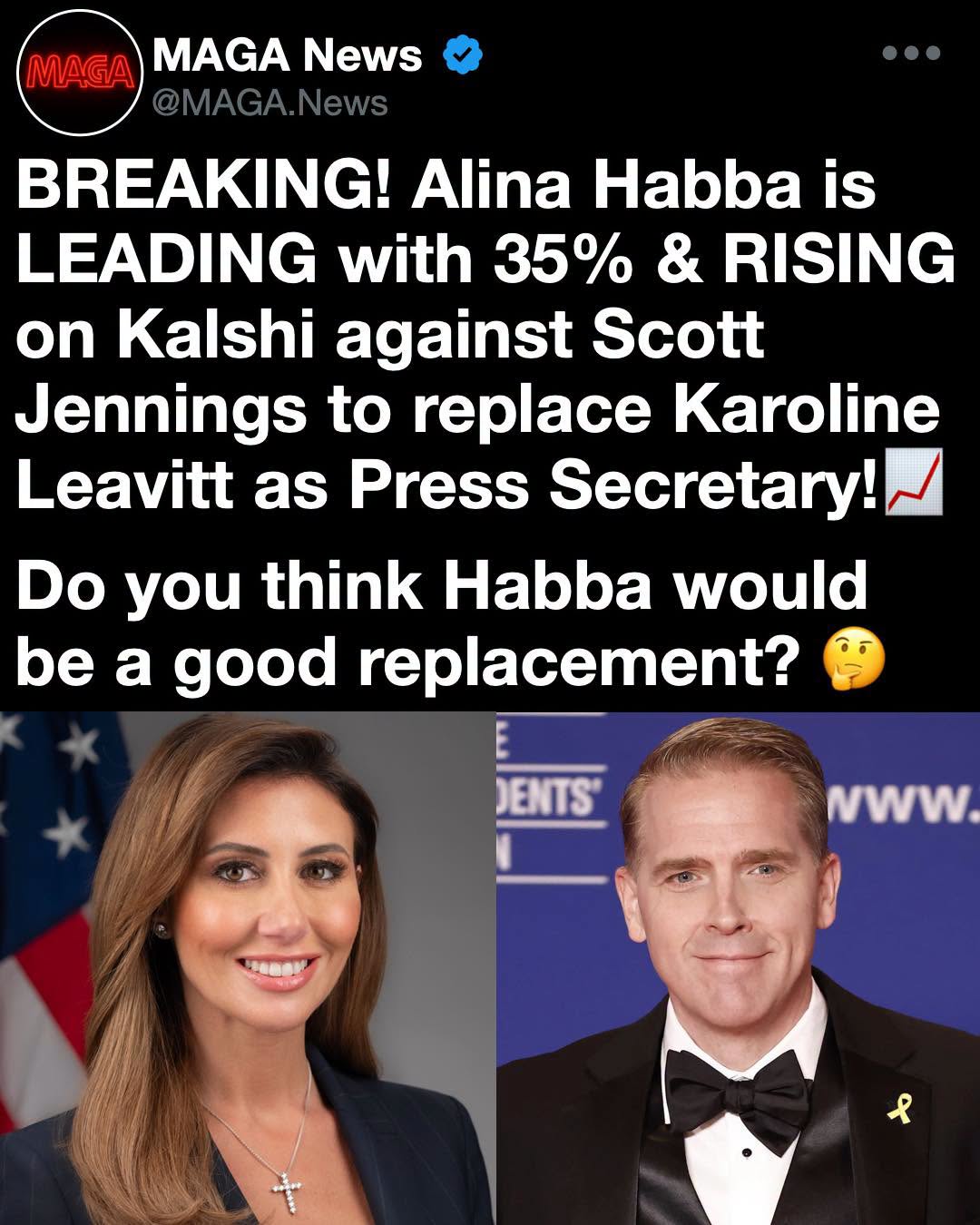 The Battle for the Briefing Room: Why Alina Habba and Scott Jennings Are Dominating the Race for Trump’s Next Press Secretary