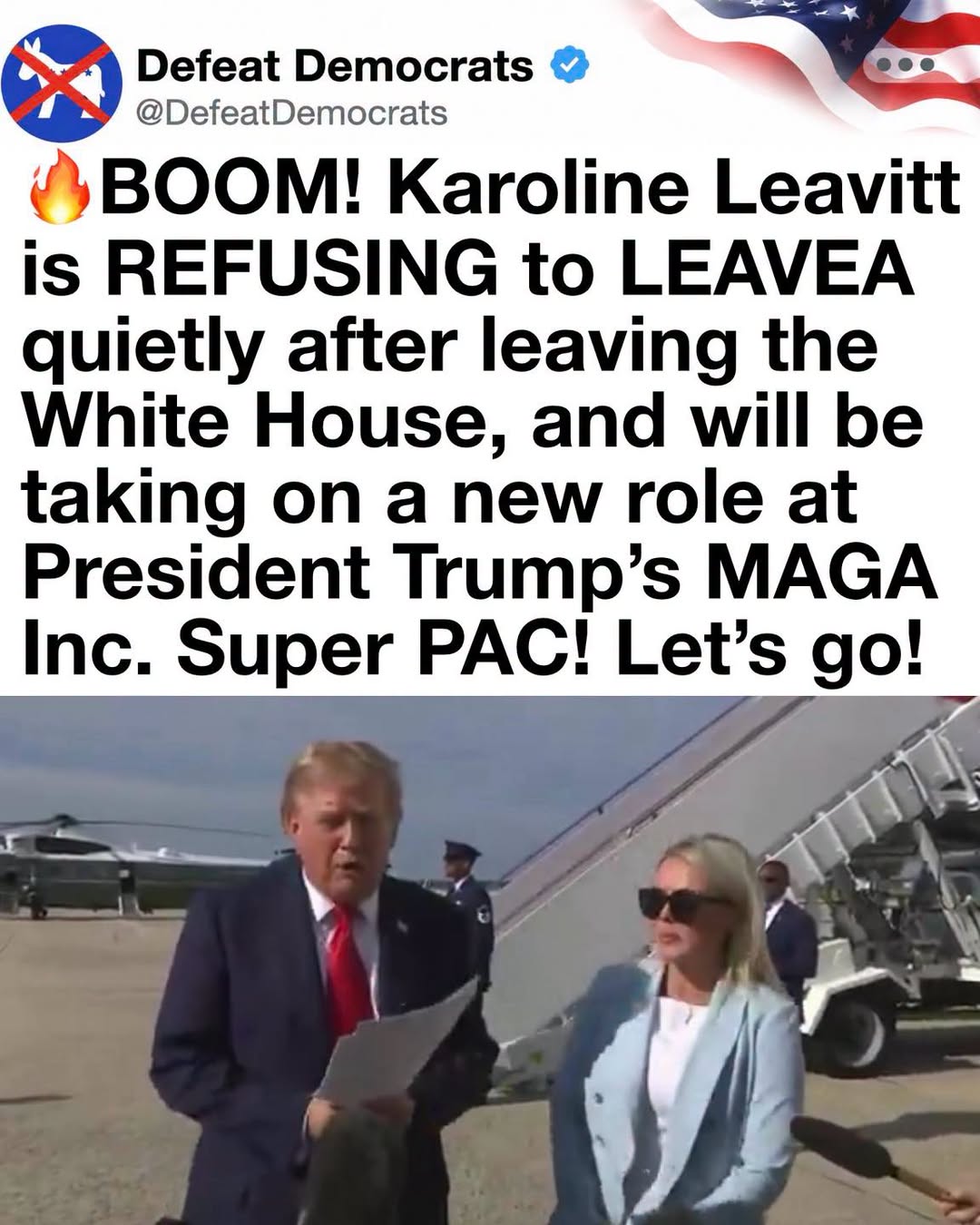 Refusing to Back Down: Karoline Leavitt Steps Up for America First with Major Move to Trump’s MAGA Inc.