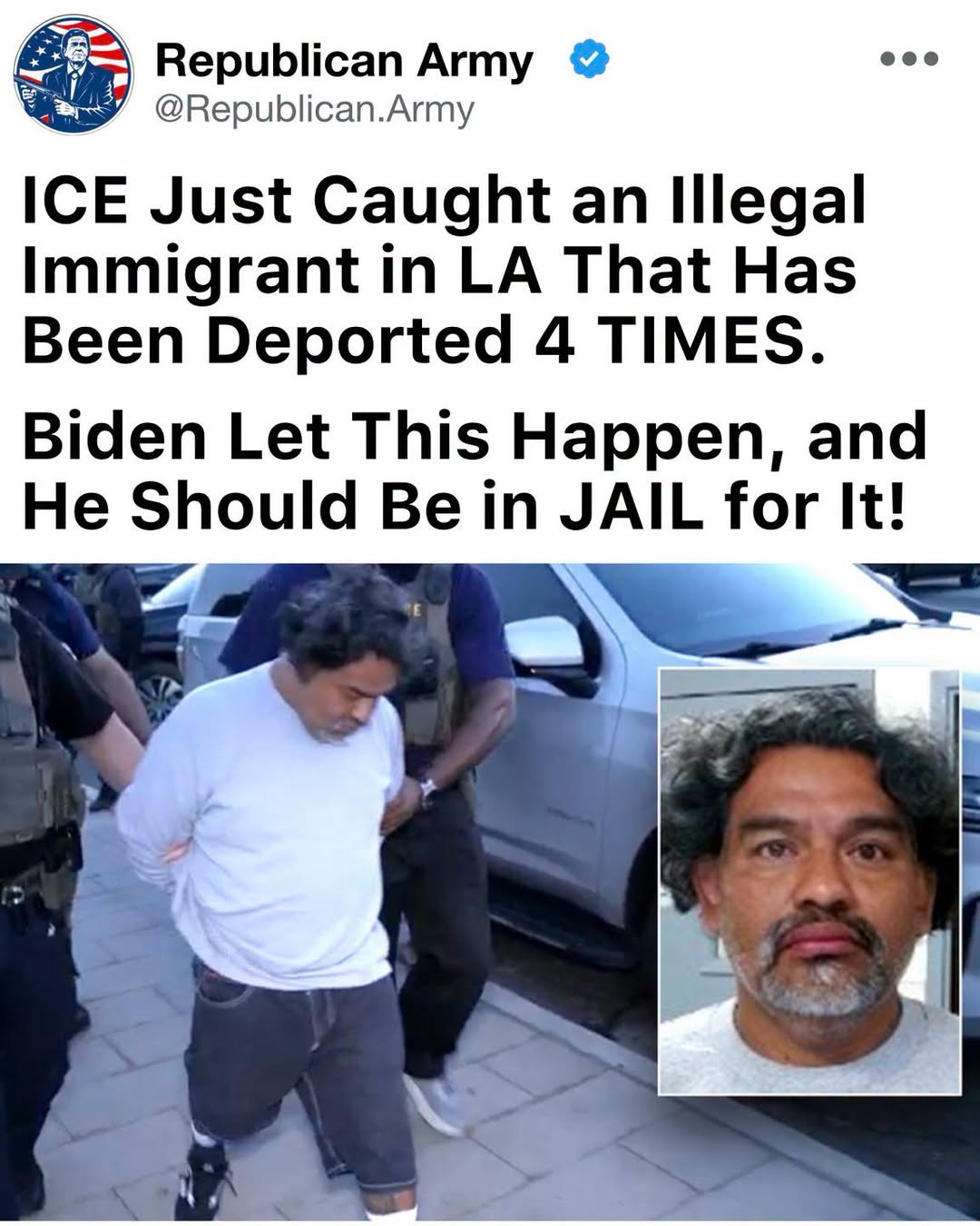Outrage In Los Angeles As ICE Finally Detains Dangerous Multi-Deportee Shielded By Local Non-Cooperation