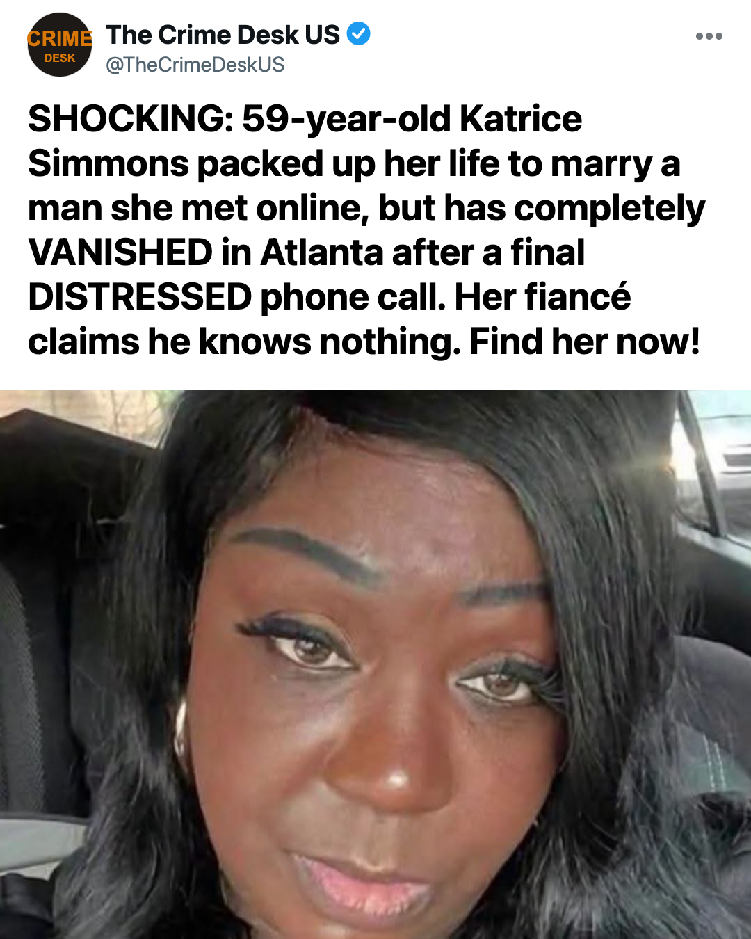 Vanished After The Vow: The Disturbing Disappearance Of Katrice Simmons