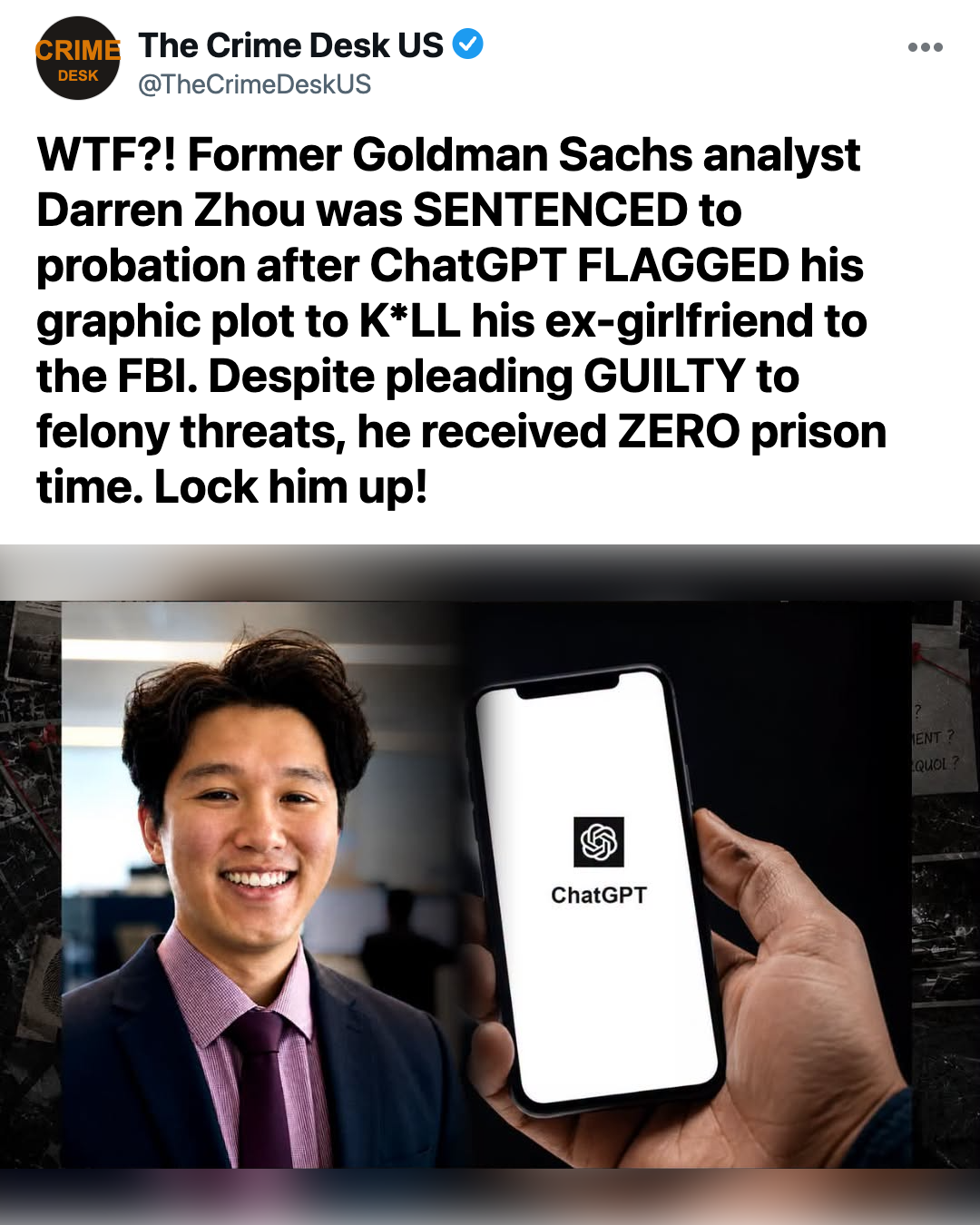 Inside the Chilling AI Murder Plot: Why a Former Goldman Sachs Analyst Walked Free After Detailing Plans to Rape and Kill His Ex