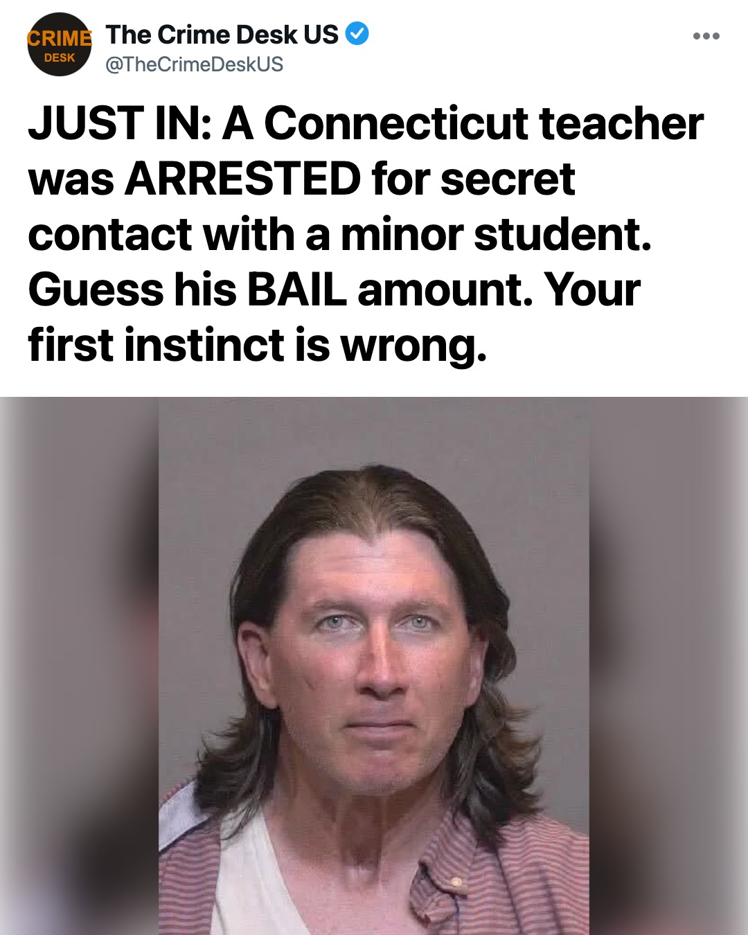 Connecticut Teacher Arrested After Secret Off-Campus Meetings and Inappropriate Messages With Student Exposed
