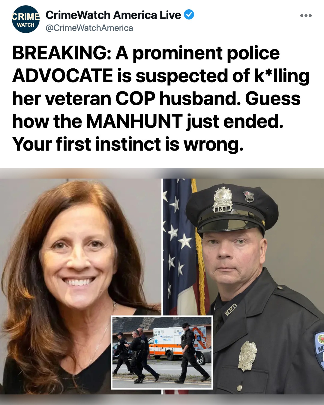 Tragic End to a Desperate Manhunt: Fugitive Wife of Slain Veteran Massachusetts Police Officer Found Dead