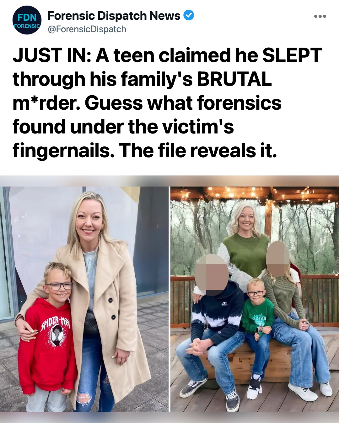 Teen Charged 17 Months After Mother and Little Brother Executed in Cold Blood as Shocking Evidence Mounts