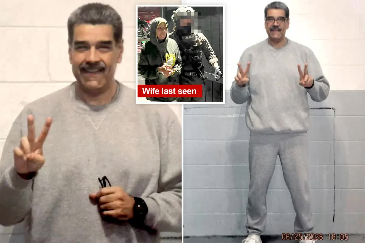 Shocking images released of ousted Venezuelan dictator Nicolas Maduro smiling behind bars in Brooklyn jail