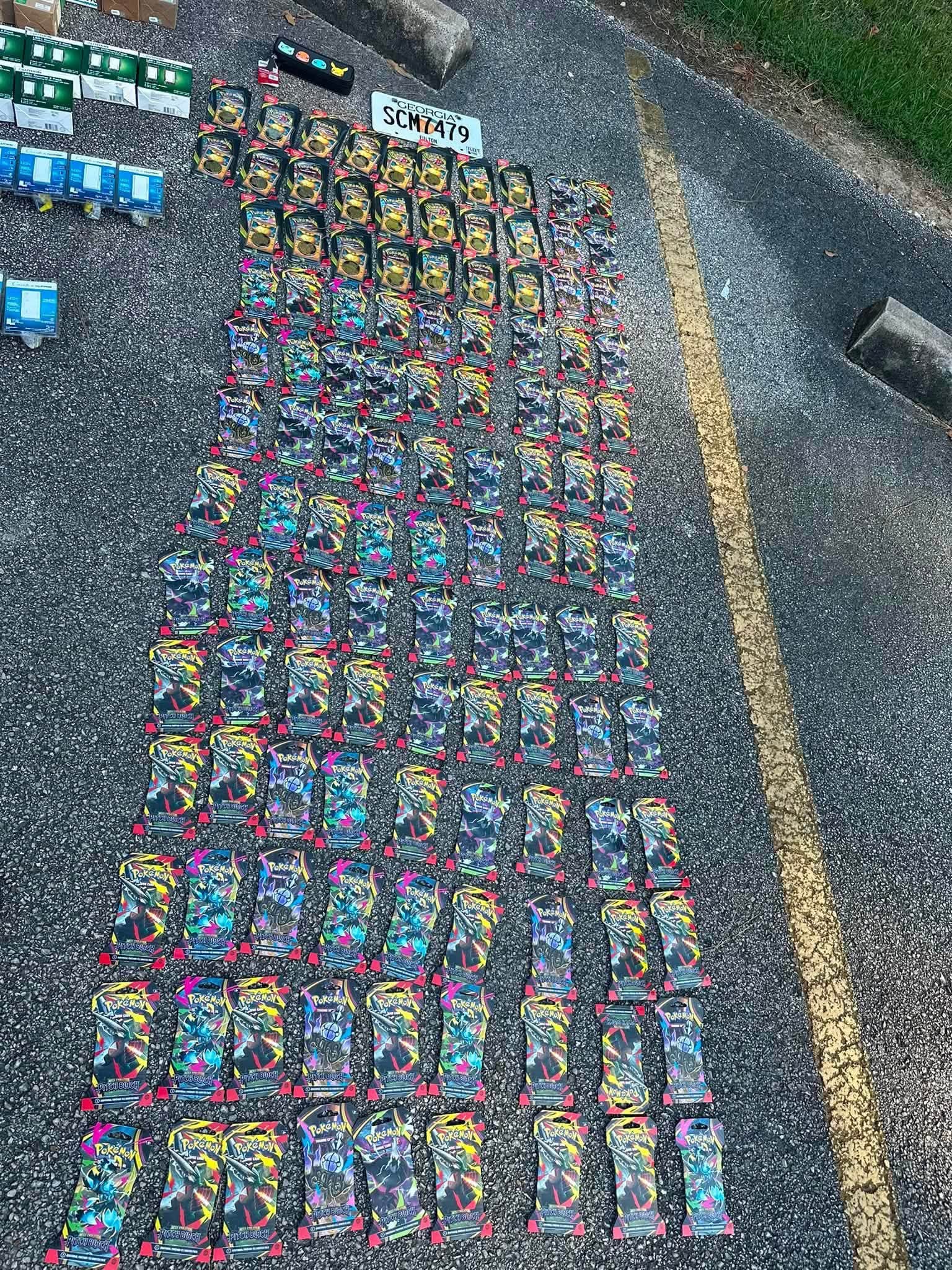 Texas fugitive Wesley Strambler, wanted on multiple felony warrants, was allegedly caught with 96 unopened Pokémon booster packs