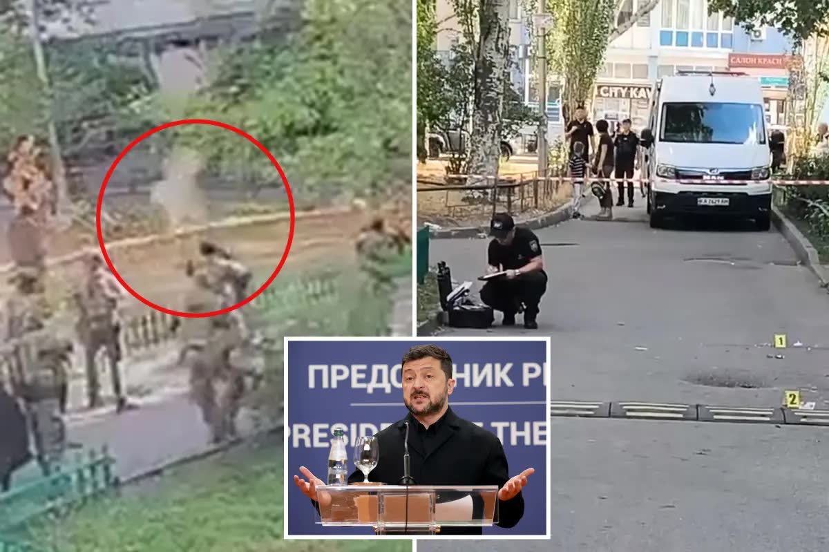 Zelensky Blasts Rival Ukrainian Spy Agencies After Kyiv Courtyard Shootout Injures Three