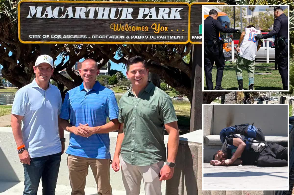 LA County DA Nathan Hochman, who promised to clean up crime-ridden MacArthur Park, brings his family for a picnic