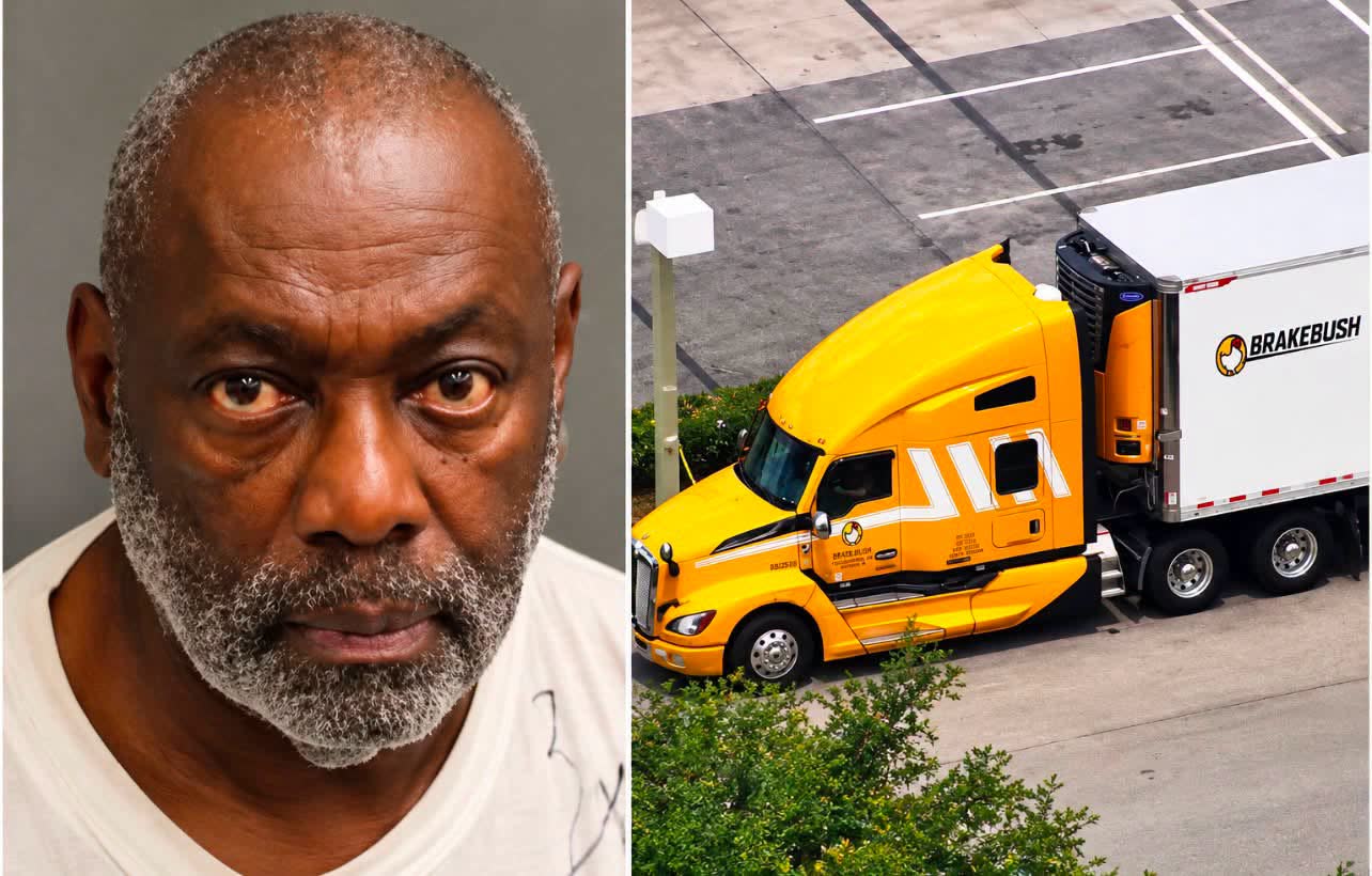 Florida trucker David Crump, 67, accused of arriving hours late for a delivery, allegedly shot a warehouse worker dead