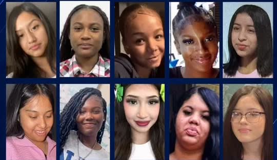 Ten teen girls remain missing along Texas’s I-35 corridor — and authorities warn the public not to approach two of them