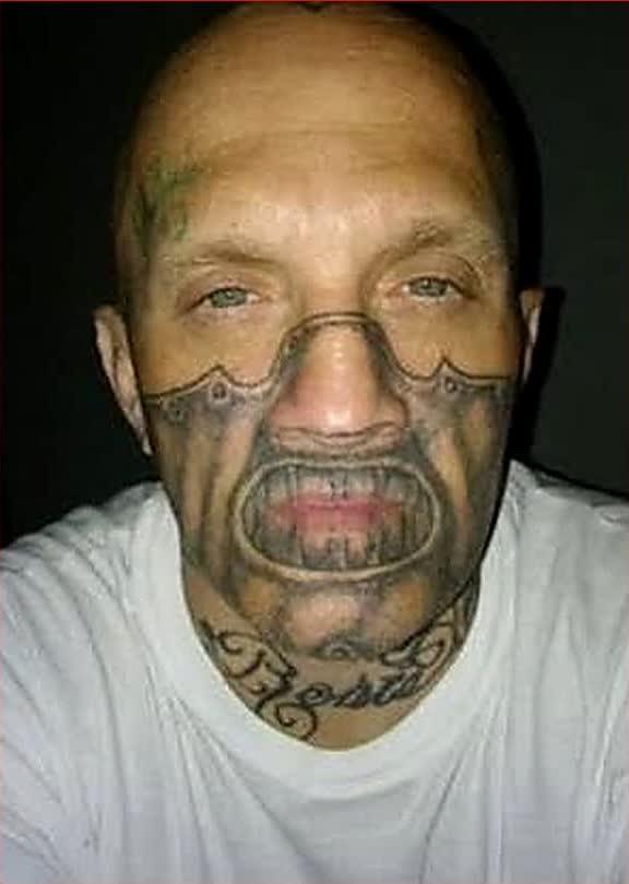 Ohio fugitive Anthony Ward arrested eight hours after distinctive face tattoo went viral on Facebook: cops