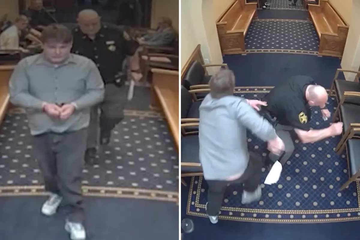 Ohio felon Timothy Reaggle bolted from court moments after sentencing — leaving two deputies with broken bones before being Tasered