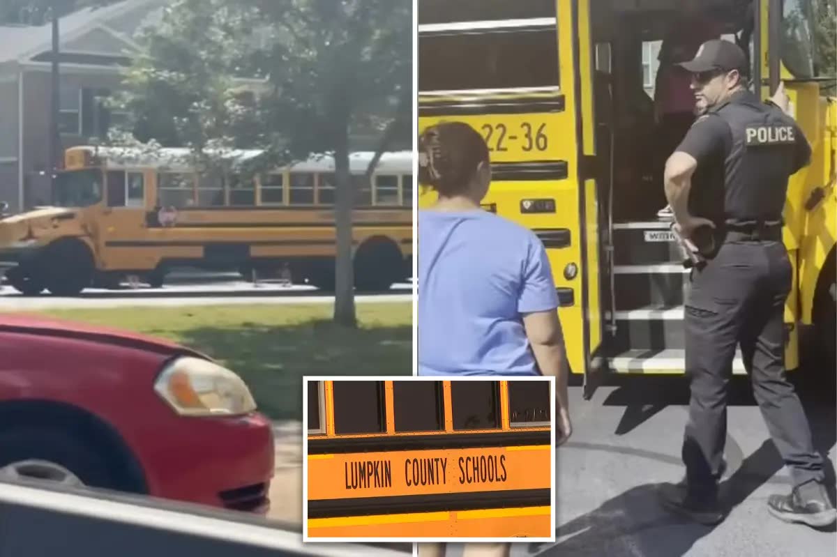 Three Georgia parents face charges after storming elementary school bus over false AC claims: cops